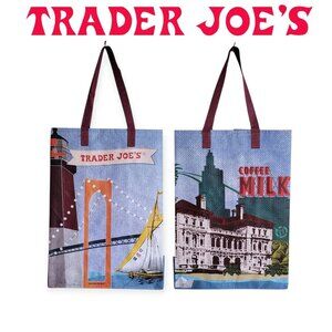 Trader Joe’s Rhode Island Reusable Grocery Tote Bag 6 Gallon Polypropylene NWT